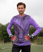 Свитер вратарский DIVISION PerFormDRY GK Pattern LS, сиреневый/темно-серый/белый