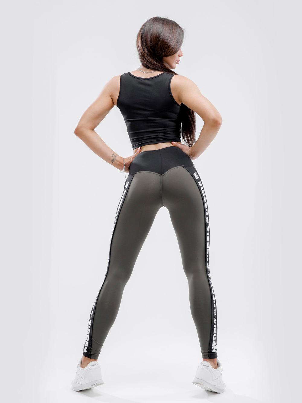 Лосины NEBBIA Power Your Hero iconic leggings 531 SAFARI