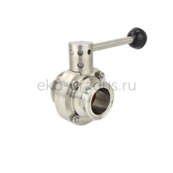 Дисковый кран бабочка под кламп