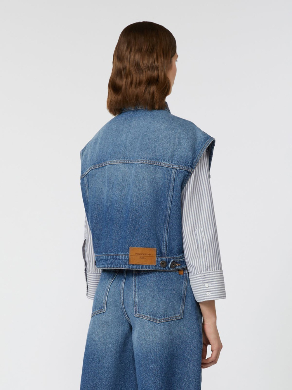 Жилет джинсовый женский WEEKEND MAX MARA MAPPA