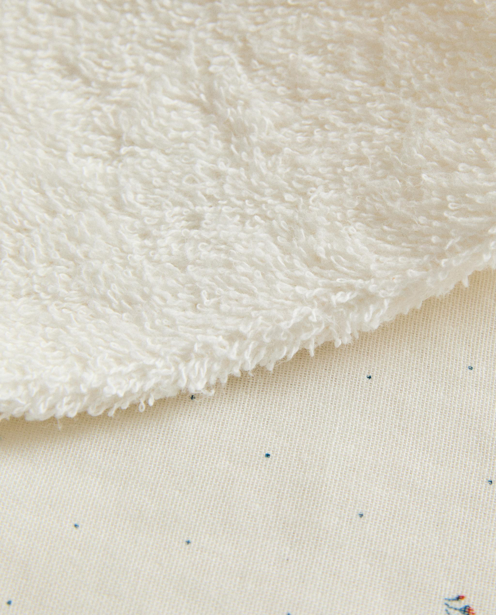 Zara Home Полотенце для лица и рук из хлопка, экрю, 45x23 см · 5674/490