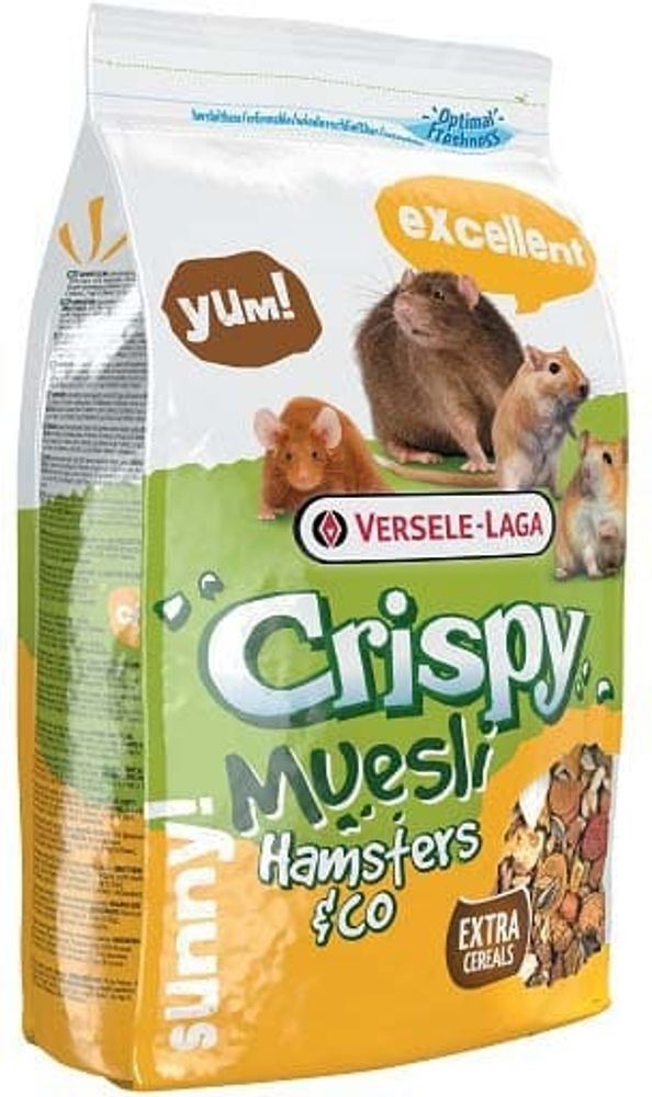 VERSELE-LAGA корм для хомяков и других грызунов Crispy Muesli Hamsters &amp; Co 400 г