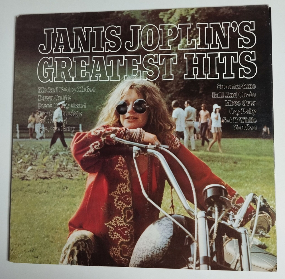 Винтажная виниловая пластинка LP Janis Joplin Greatest Hits (UK 1982)