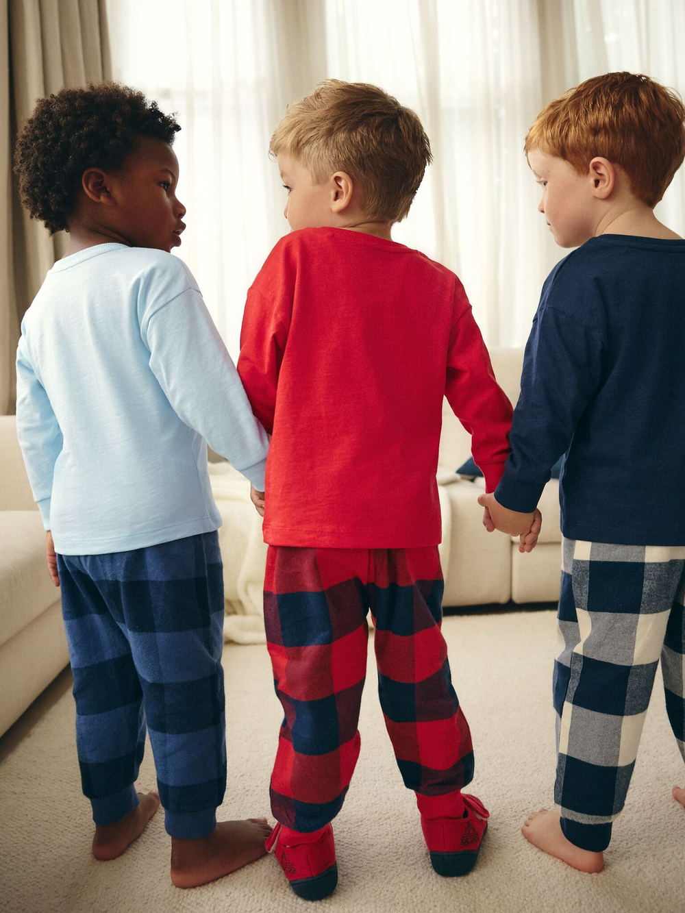 Пижама для мальчика Next B27-290, 3 шт., Синий, Красный