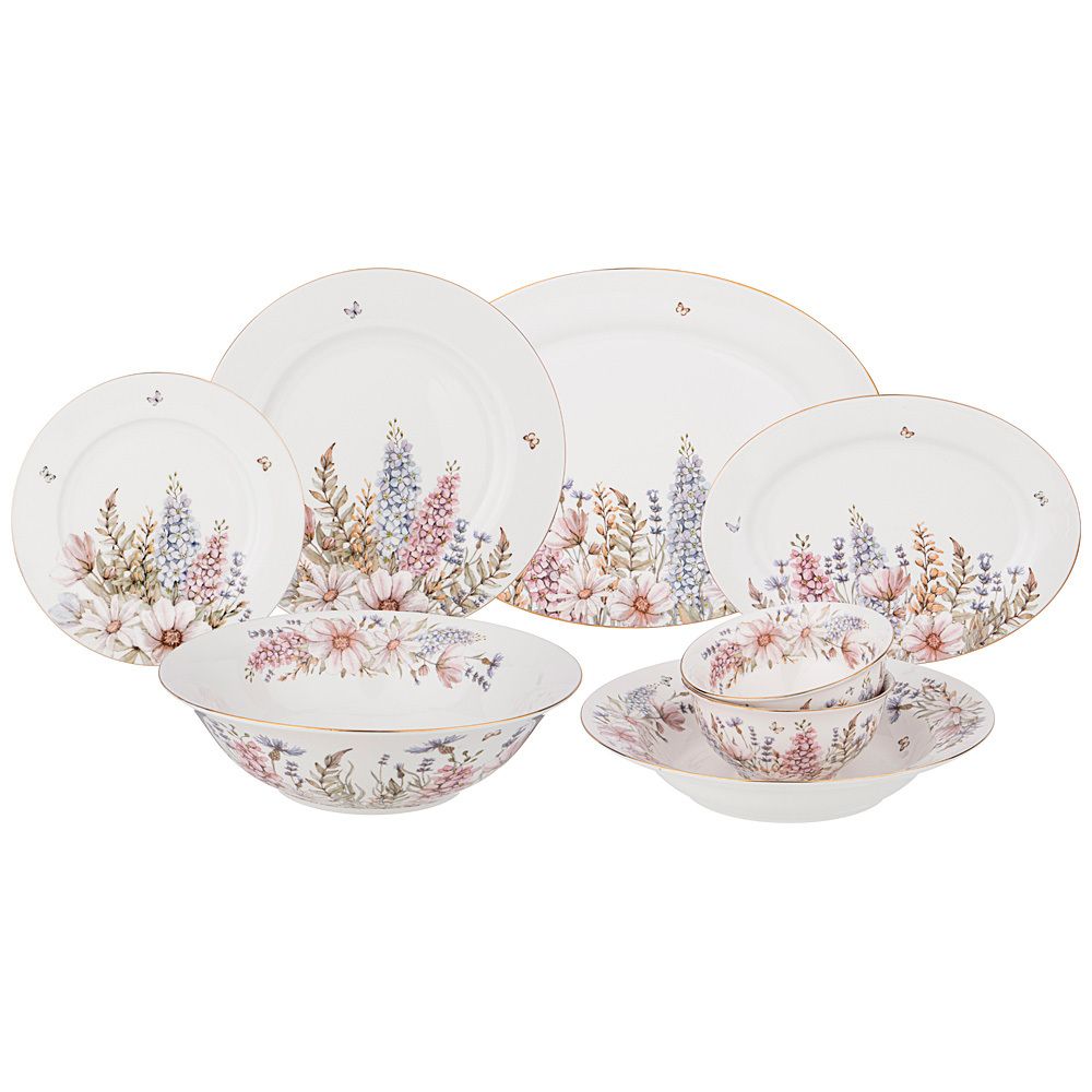 СЕРВИЗ ОБЕДЕННЫЙ LEFARD "ДВОРЦОВЫЙ ПАРК" 23 ПР. НА 6 ПЕР. (КОР=1НАБ.)