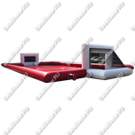 Надувной бассейн "Футбольное поле", красный 14*7*2.5 м