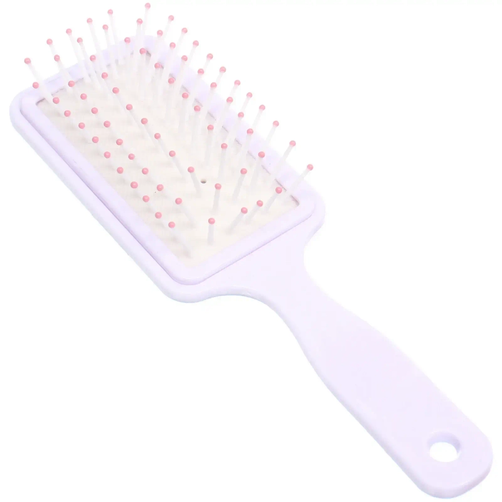 Расческа массажная детская «КОТИКИ», микс 4 дизайна, 16*8см (пакет с подвесом)●