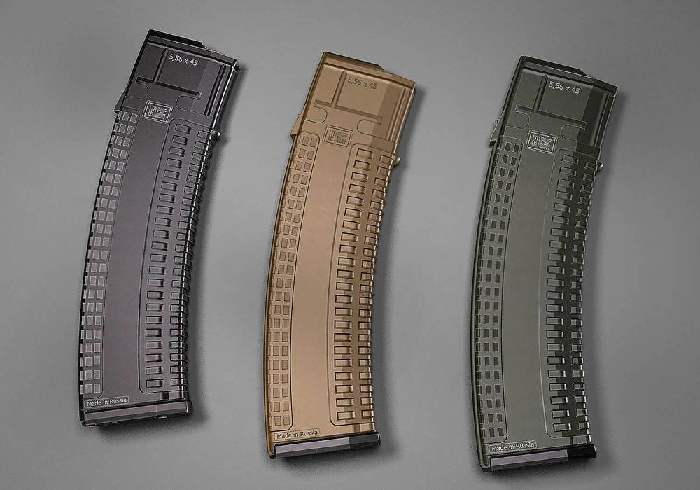 Магазин PufGun для AR-15, 5,56×45 / .223 Rem, 45 патронов, прозрачный