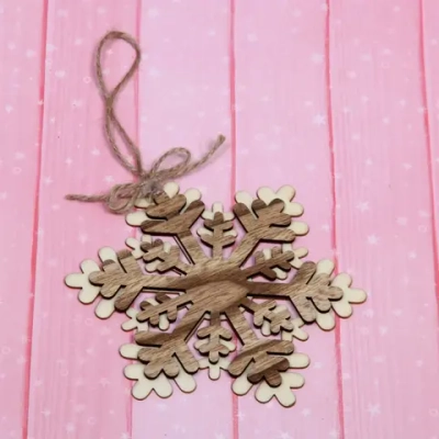 Подвеска «Снежинка - Волшебство» 14*14 см