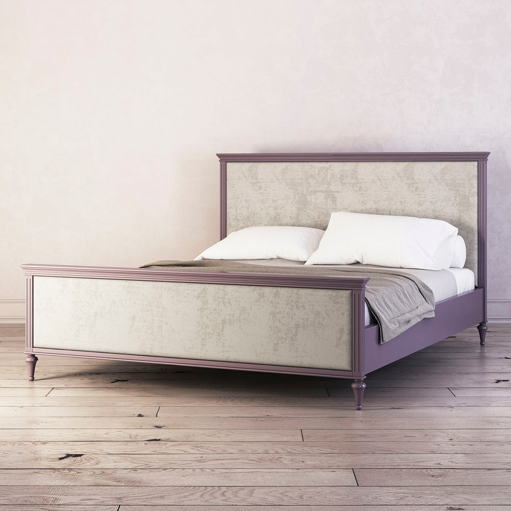 Кровать Riverdi с мягким изголовьем и изножьем