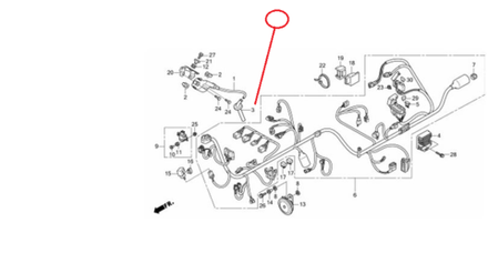 30700-KY2-701. CAP ASSY., NOISE SUPPRESSOR