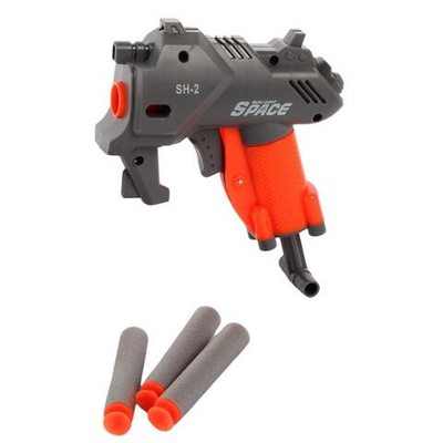 Пистолет с мягк.пулями, коробка YL-281