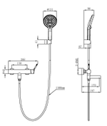 Смеситель для ванны Феерие (Feerie) Vincea VTFW-5FE2BG, брашированное золото
