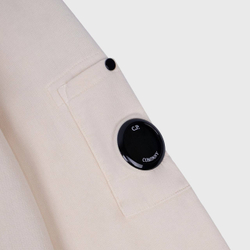 Свитшот C. P. Company Polo Collar Cotton Fleece Pistachio Shell