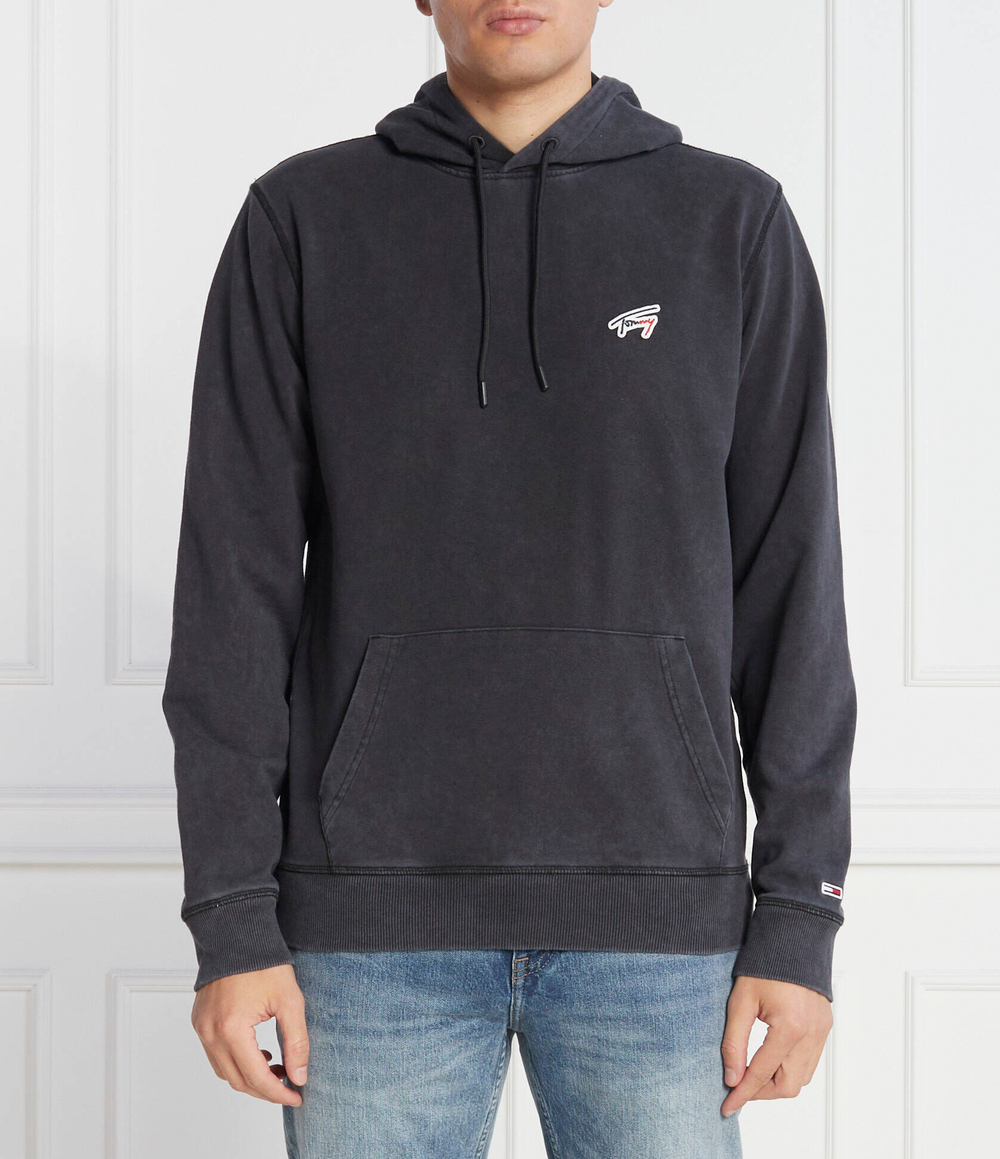 Худи WASHED SIGNATURE Tommy Jeans - графитовый(DM0DM17912)
