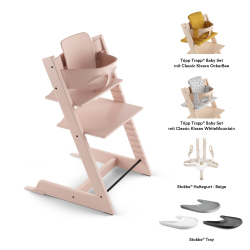 Пластиковая вставка Stokke Baby Set для стульчика Tripp Trapp Serene Pink, розовый