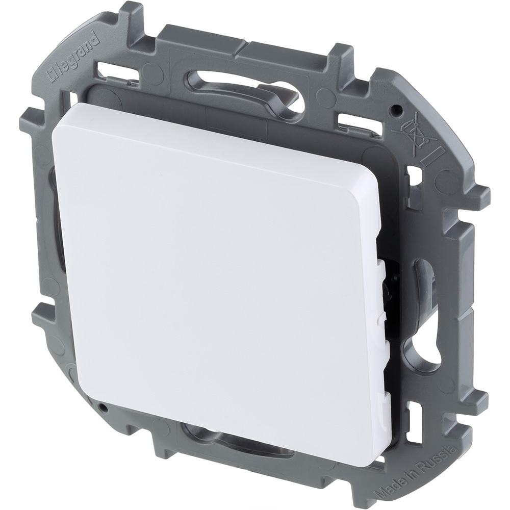 Выключатель 1-клавишный 10А 250В белый Inspiria Legrand