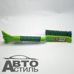 Скребок+щетка для снега 42см LS201\2 мягкая ручка (39894)