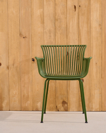 Садовый стул Surpika зеленый со стальными ножками