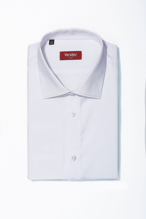 Сорочка мужская VESTER цвет белый, короткий рукав, бамбуковое волокно 72918 29