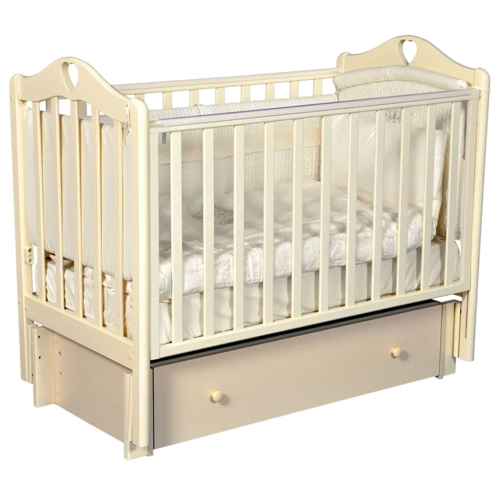 Кровать Антел КАРОЛИНА-4/6 слоновая кость