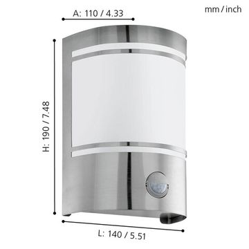 Уличный настенный светильник 1*E27 30192 сталь CERNO Eglo