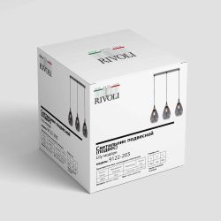 Светильник подвесной (подвес) Rivoli Lily 9122-203 3 х Е27 40 Вт модерн потолочный | Rivoli