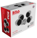 Аудиосистема Boss Audio MC470B с Bluetooth, 1000 Вт, хром