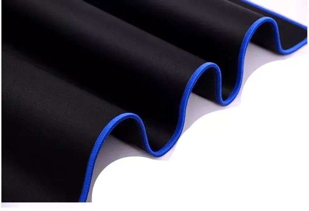 Коврик для клавиатуры и мыши 30*78*5 Black/blue