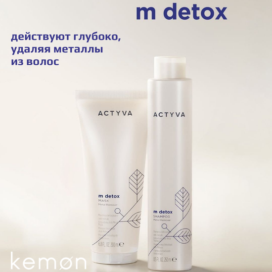 Kemon Детокс-шампунь Actyva M Detox Shampoo, 250 мл