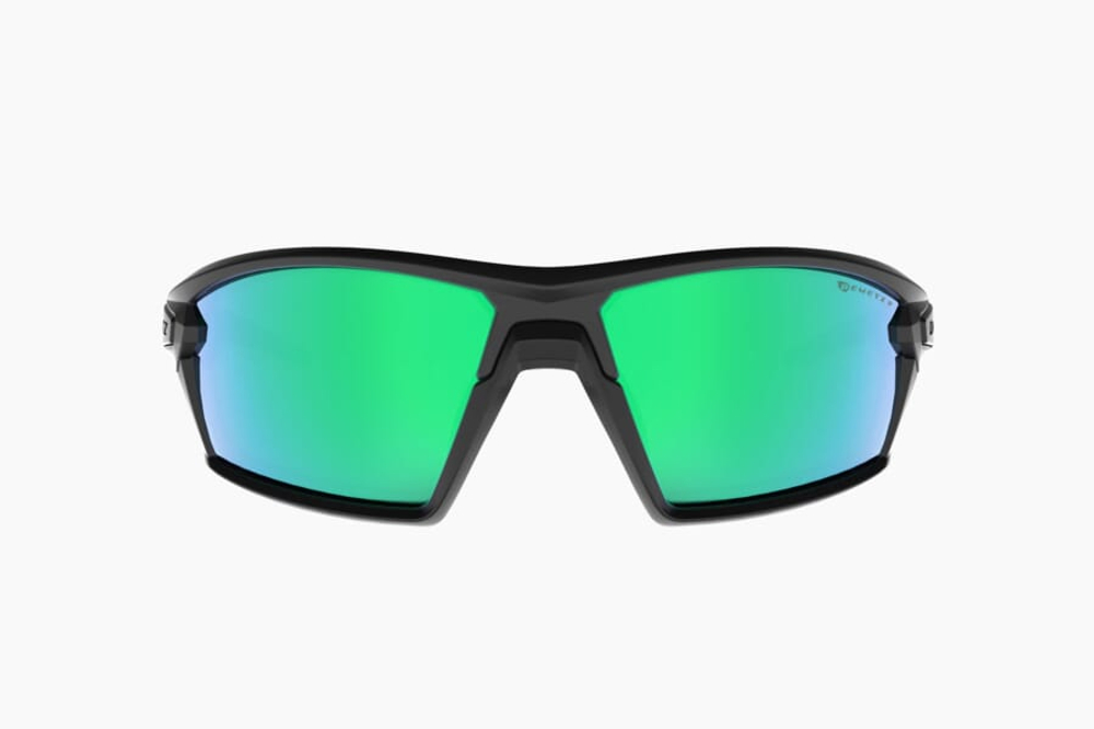 Спортивные очки с диоптриями Demetz Mud / Mat Black / Mat Green 67-16 Polarized Pink With Green Mirror Cat.3