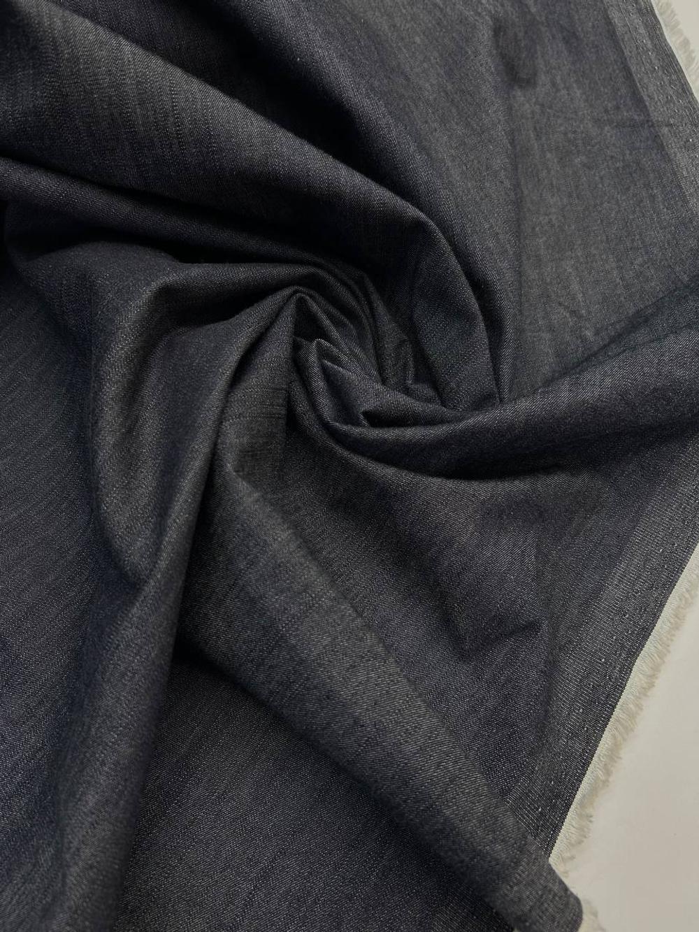 Джинса (деним) хлопковая Jil Sander темно-синяя