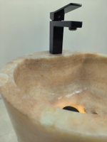 Раковина напольная из оникса Yellow ON-61358 (40*40*90)