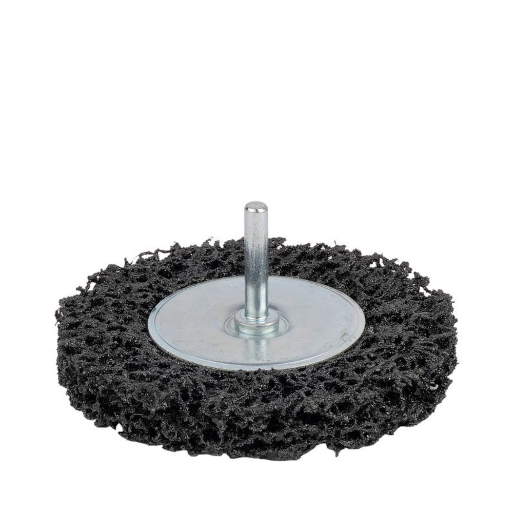 Щетка дисковая 100 мм для дрели, проволока пористый полимер-абразив Yoko