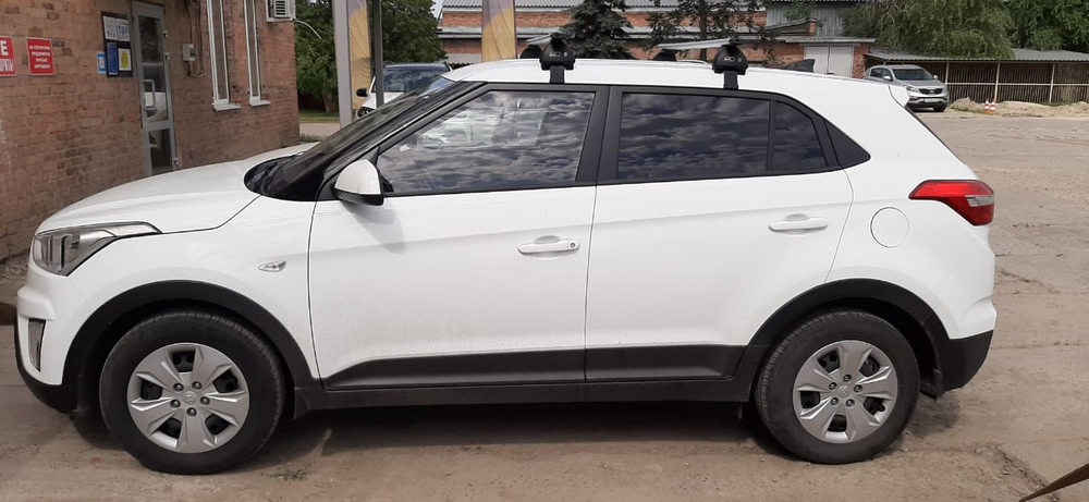 Багажник на крышу (адаптер) Hyundai Creta (SUV) без рейл. (20016-н.в.)ED10-039