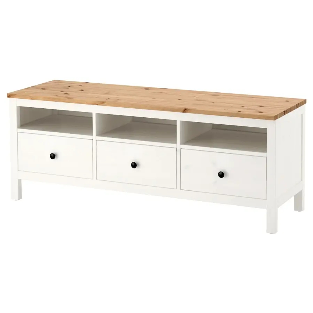 Тумба под ТВ - IKEA HEMNES, 57x148 см, белый, Хемнэс ИКЕА