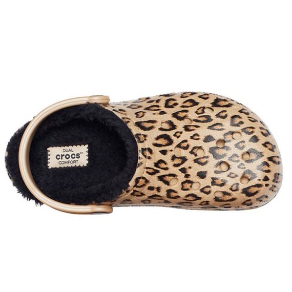 Crocs Baya Lined Clog 'Leopard'
