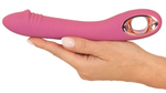 Розовый тонкий вибратор для точки G Slim G-Spot Rose - 21,4 см.
