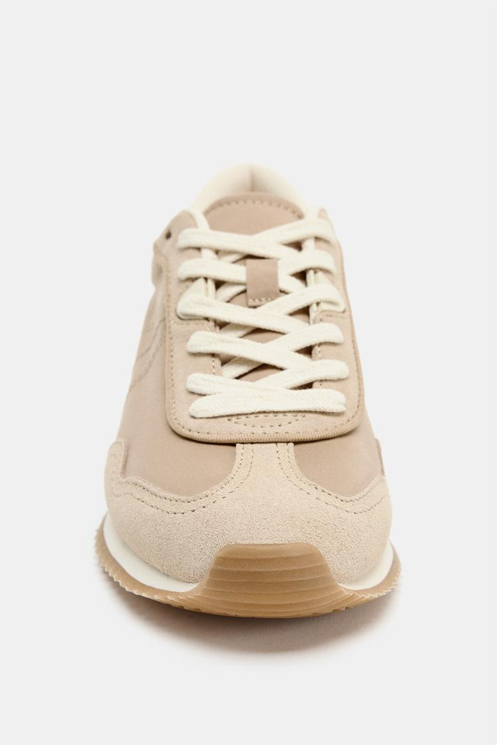 ZARA МЯГКИЕ КРОССОВКИ, КОРИЧНЕВЫЙ