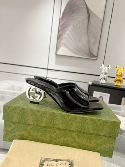 Gucci Interlocking G Heel Sandal 5.5 cm