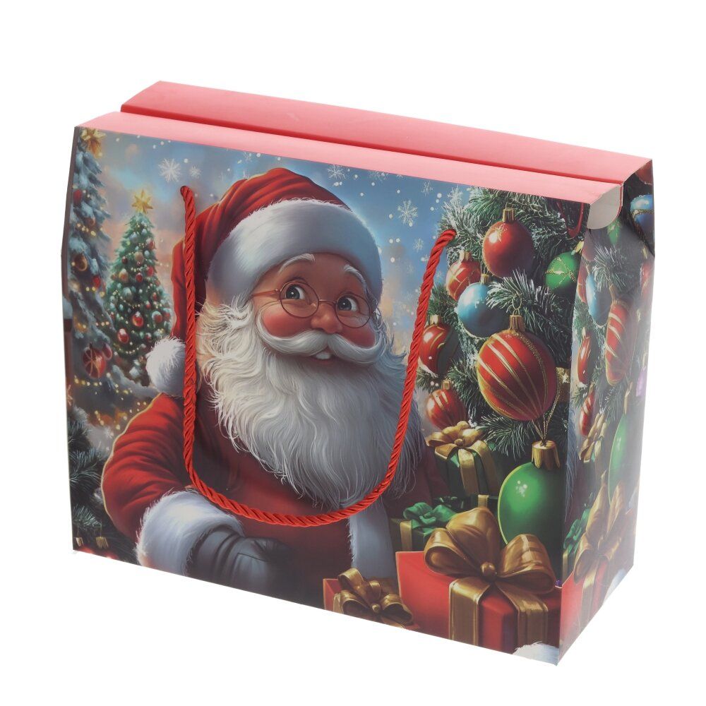 GAEM Пакет подарочный M (бумага 350г/м2, блок 12шт), L27,5 W12,5 H23 см, 4в.