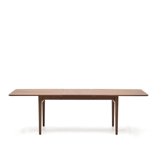 Стол раздвижной Elan из шпона и массива ореха 200 (260) x 100