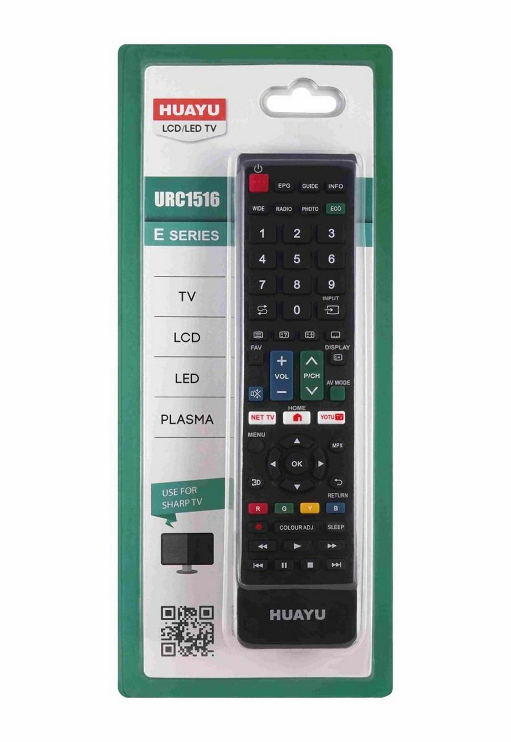 Пульт для SHARP универсальный URC1516 Huayu