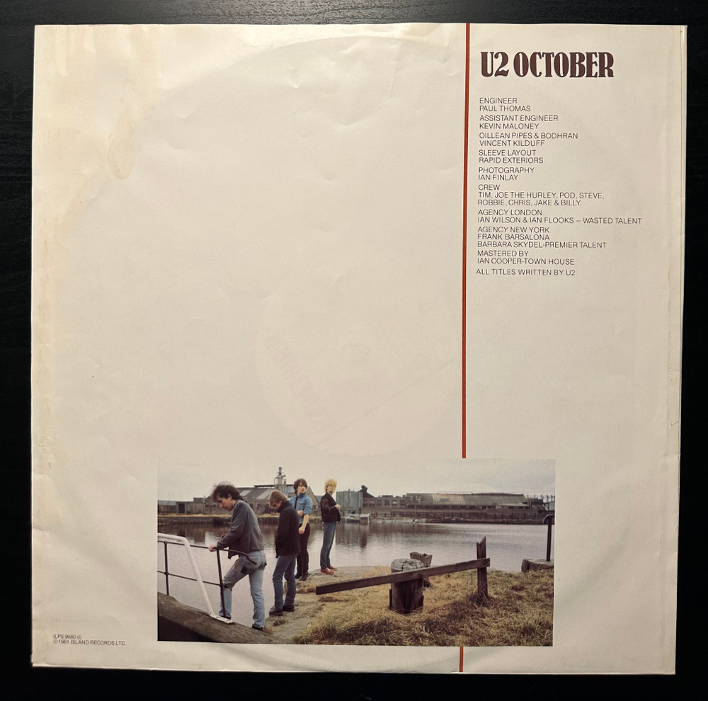 U2 - October (Скандинавия 1981г.)