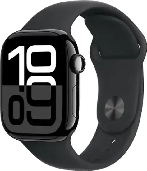 Apple Watch Series 10 46mm Aluminium Case, Jet Black