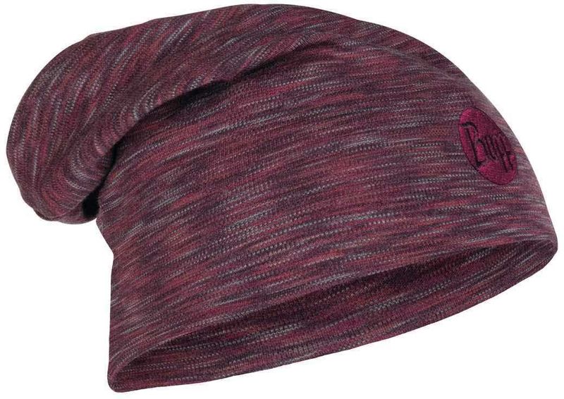 Теплая шерстяная шапка-бини Buff Hat Wool Heavyweight Shale Grey Multi Stripes Фото 1