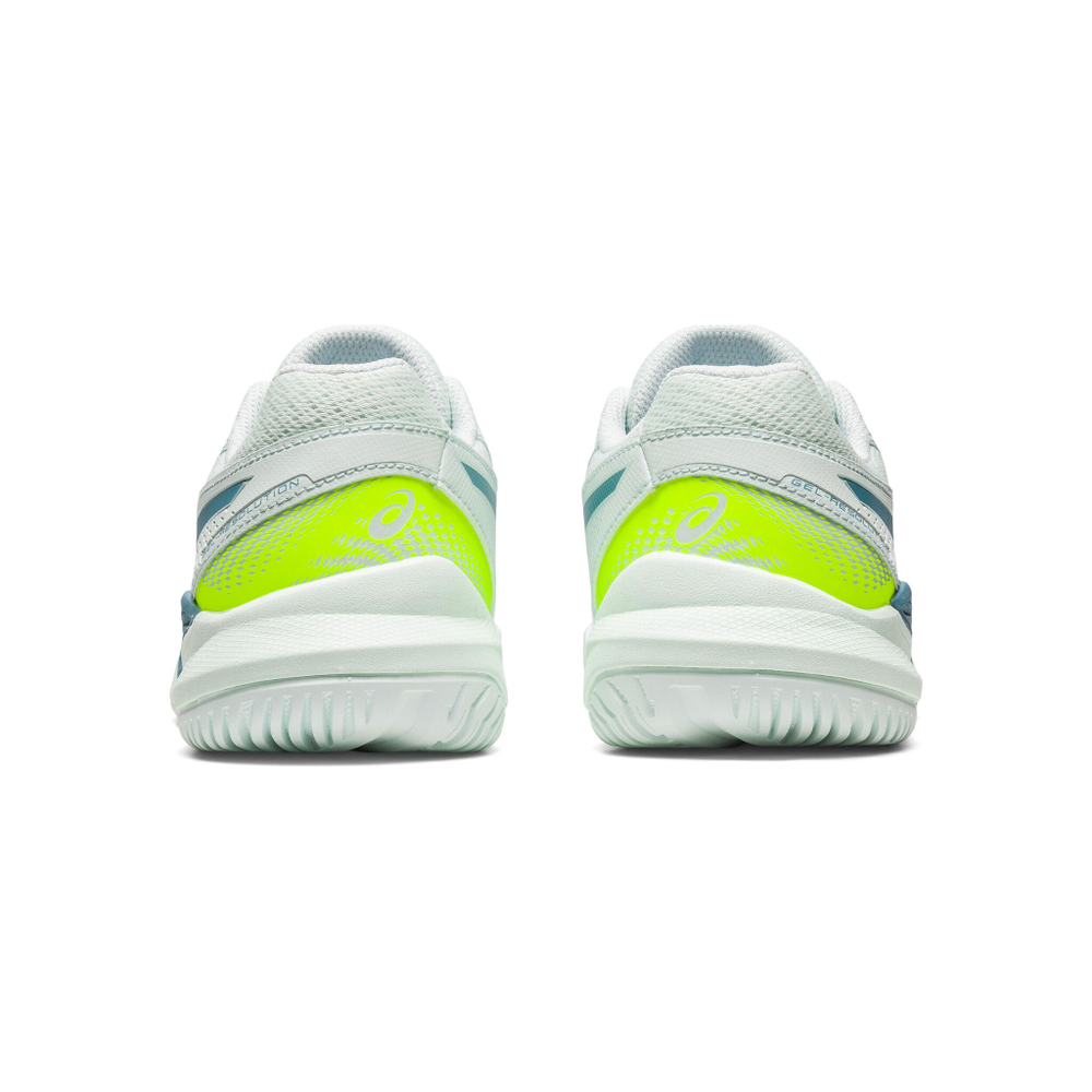 Детские теннисные кроссовки ASICS Gel-Resolution 9 GS All Court Shoe Kids - White, Turquoise