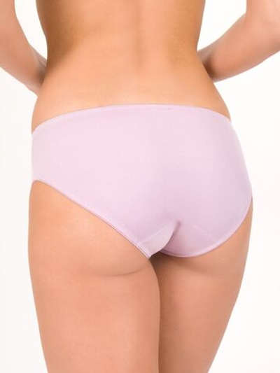 Сиреневые трусы-слипы в горошек (Размер: 50) (Цвет: сиреневый)