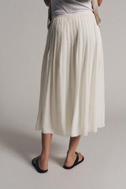 ZARA ЮБКА СО СКЛАДКАМИ — ZW COLLECTION, ЭКРЮ