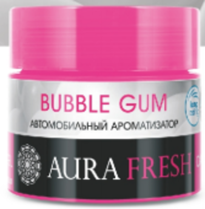 Аром-р AURA FRESH CAR GEL Bubble Gum